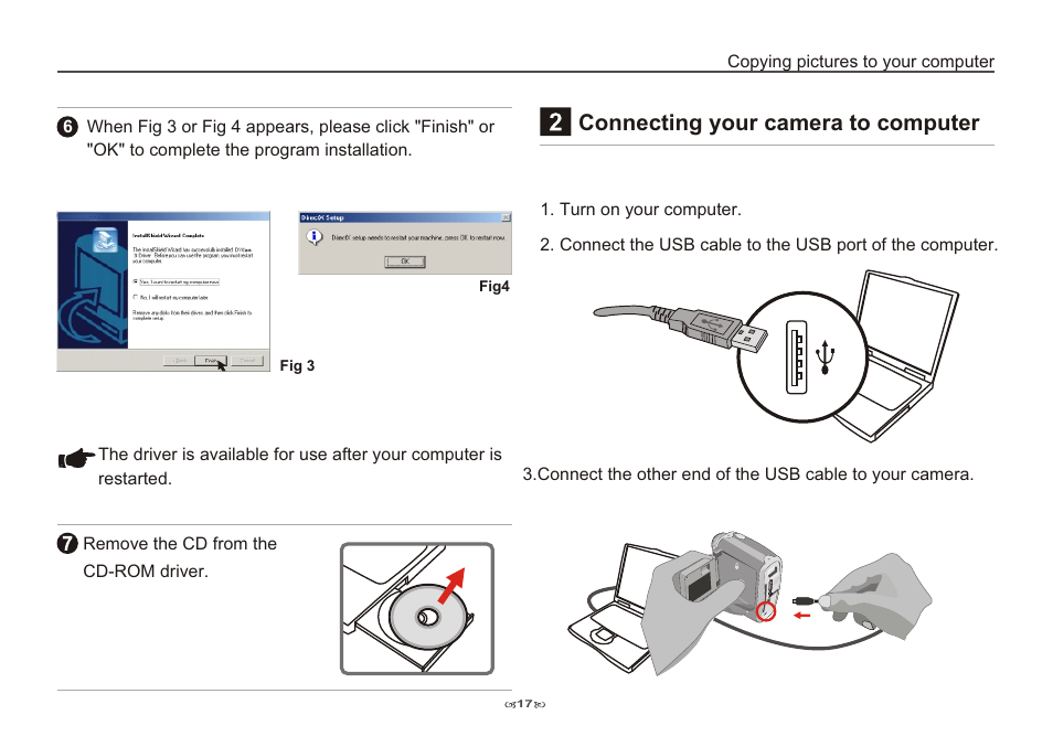 Connecting your camera to computer | AIPTEK Pocket DV 3100 User Manual | Page 19 / 40