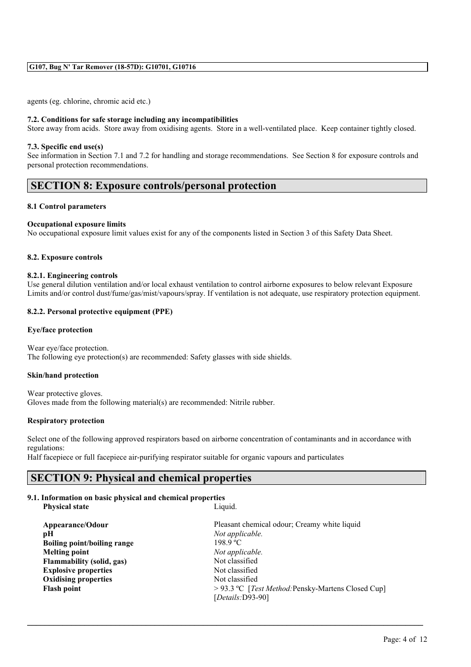 MEGUIAR'S G107 User Manual | Page 4 / 12