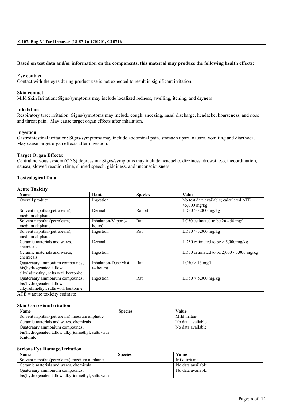 MEGUIAR'S G107 User Manual | Page 6 / 12