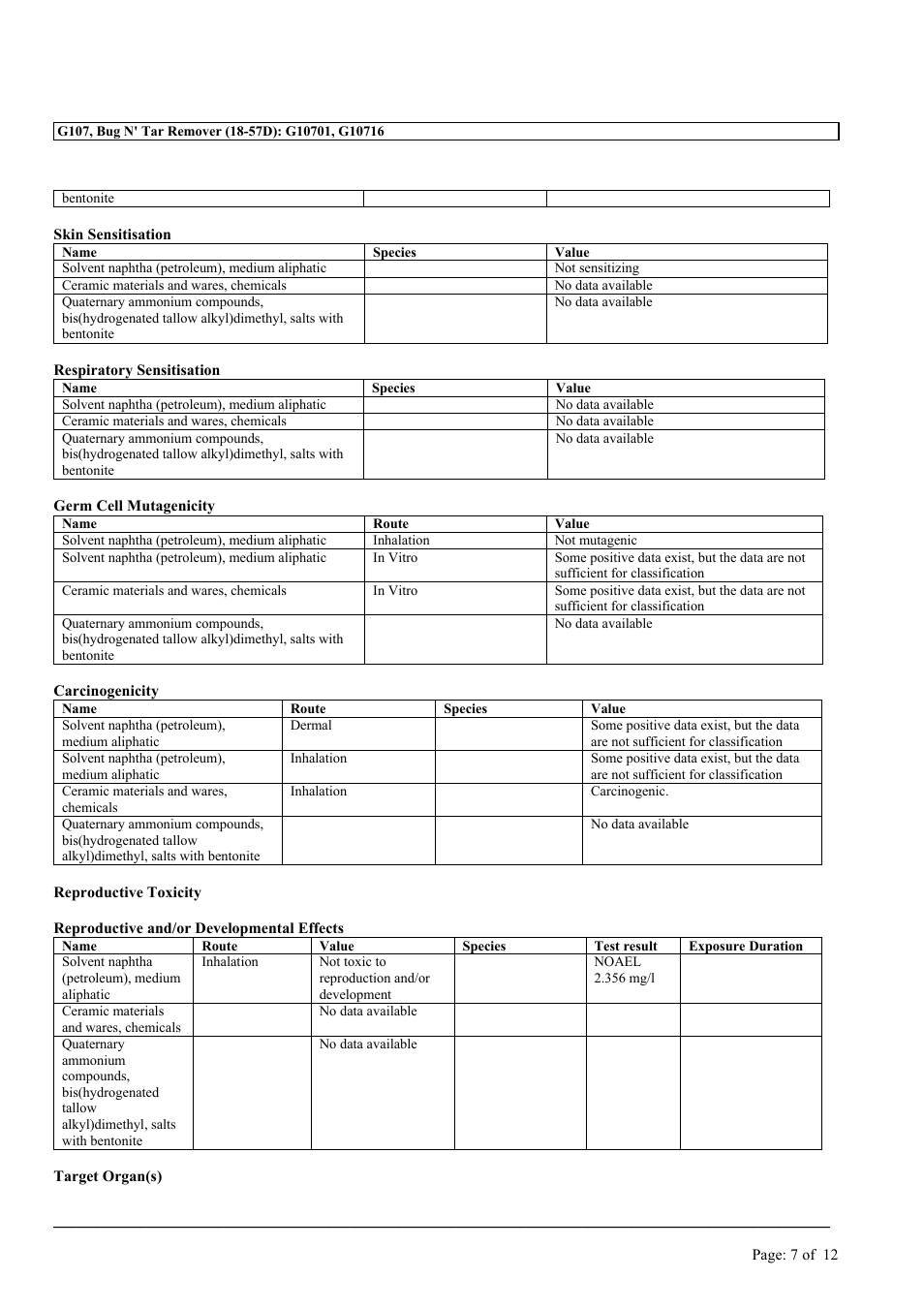 MEGUIAR'S G107 User Manual | Page 7 / 12