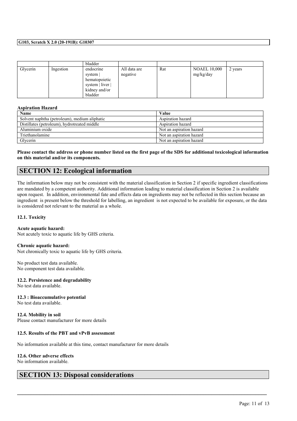 MEGUIAR'S G103 User Manual | Page 11 / 13