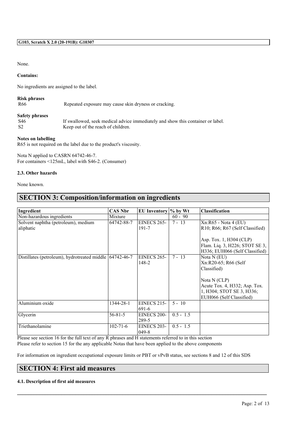 MEGUIAR'S G103 User Manual | Page 2 / 13