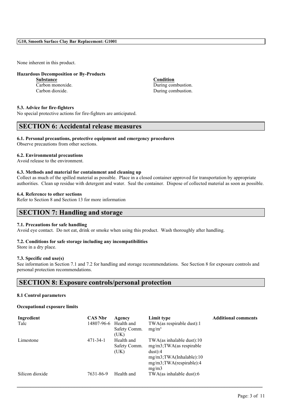 MEGUIAR'S G10 User Manual | Page 3 / 11