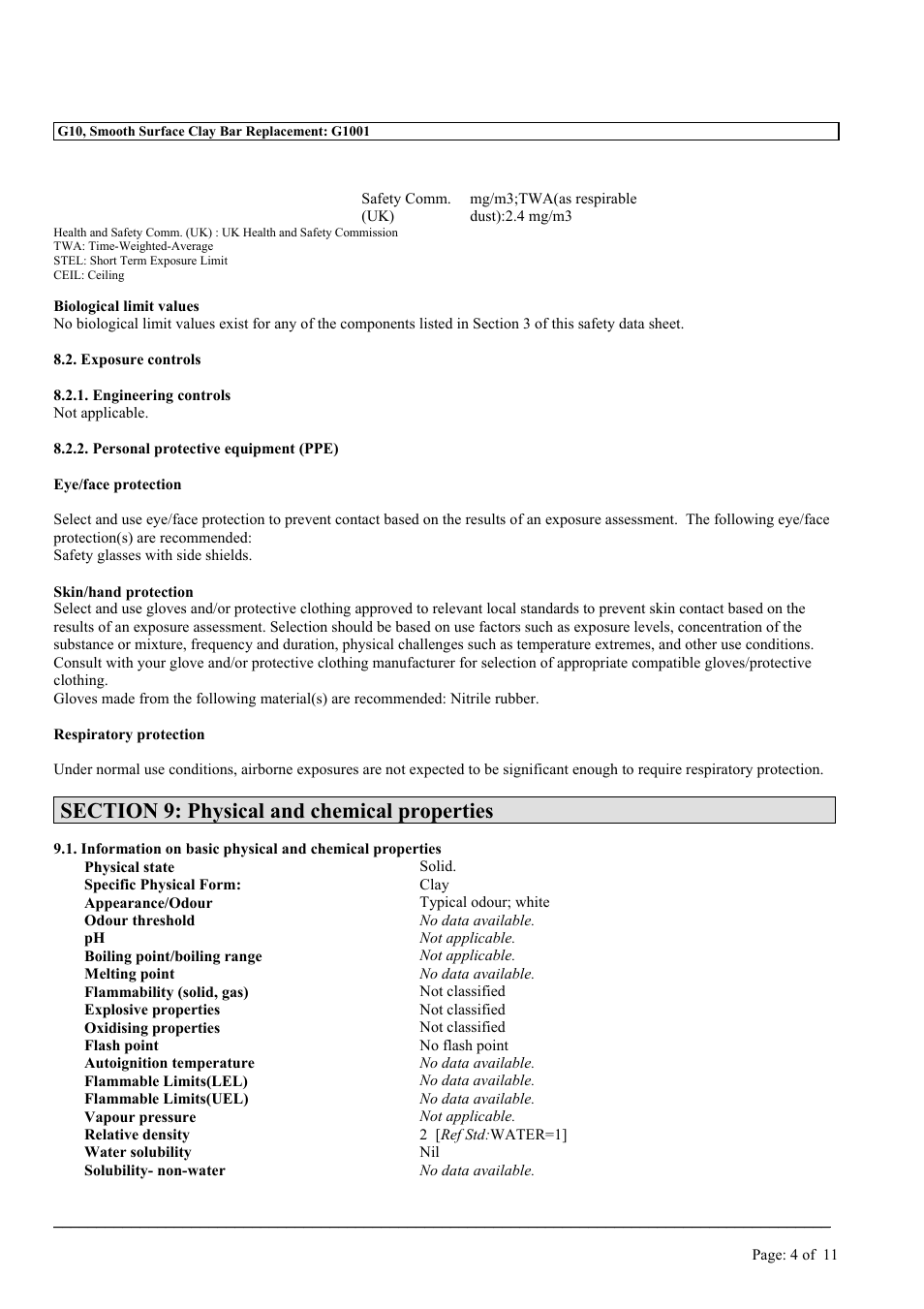 MEGUIAR'S G10 User Manual | Page 4 / 11