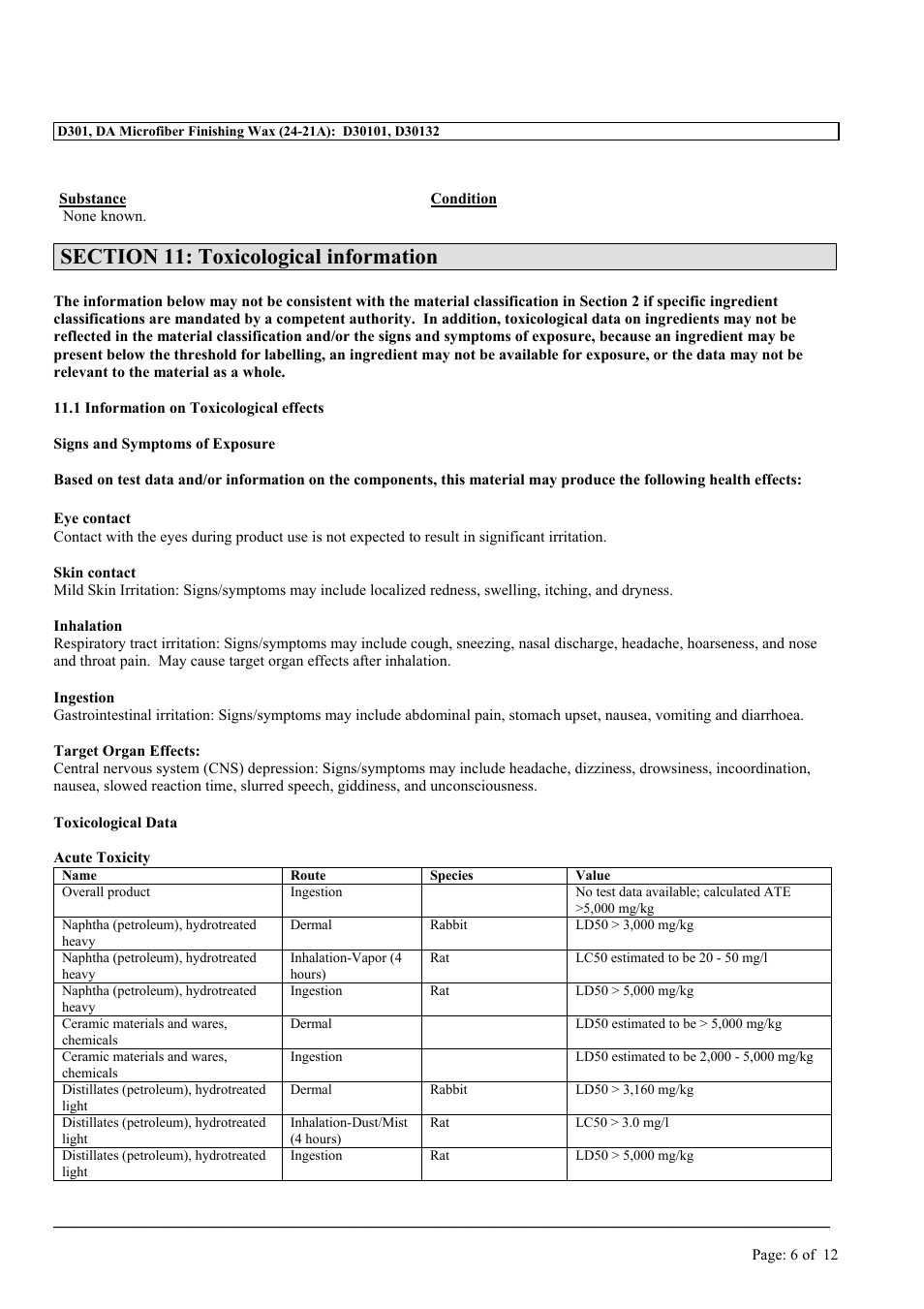 MEGUIAR'S D301 User Manual | Page 6 / 12