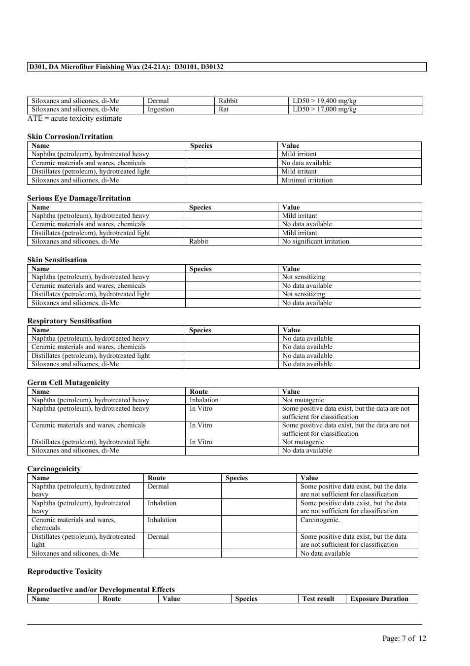 MEGUIAR'S D301 User Manual | Page 7 / 12