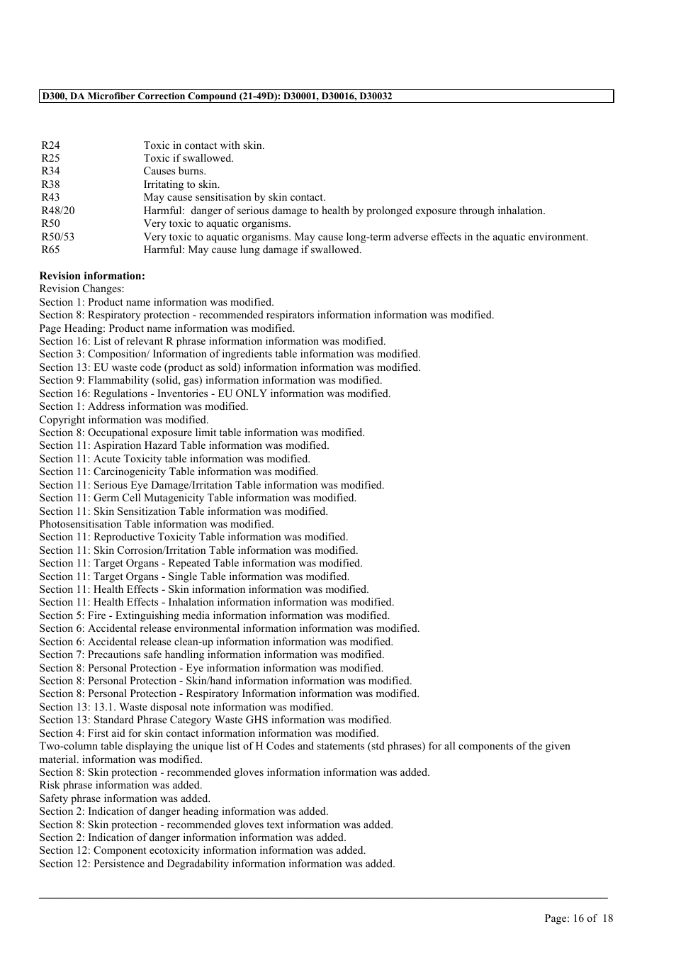 MEGUIAR'S D300 User Manual | Page 16 / 18