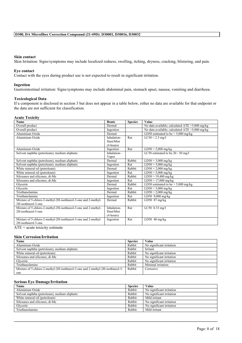 MEGUIAR'S D300 User Manual | Page 8 / 18