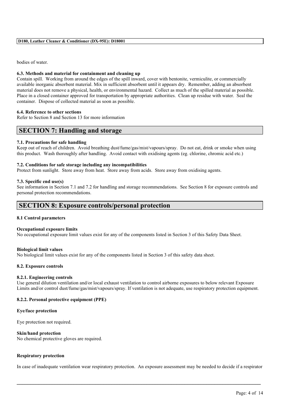 MEGUIAR'S D180 User Manual | Page 4 / 14