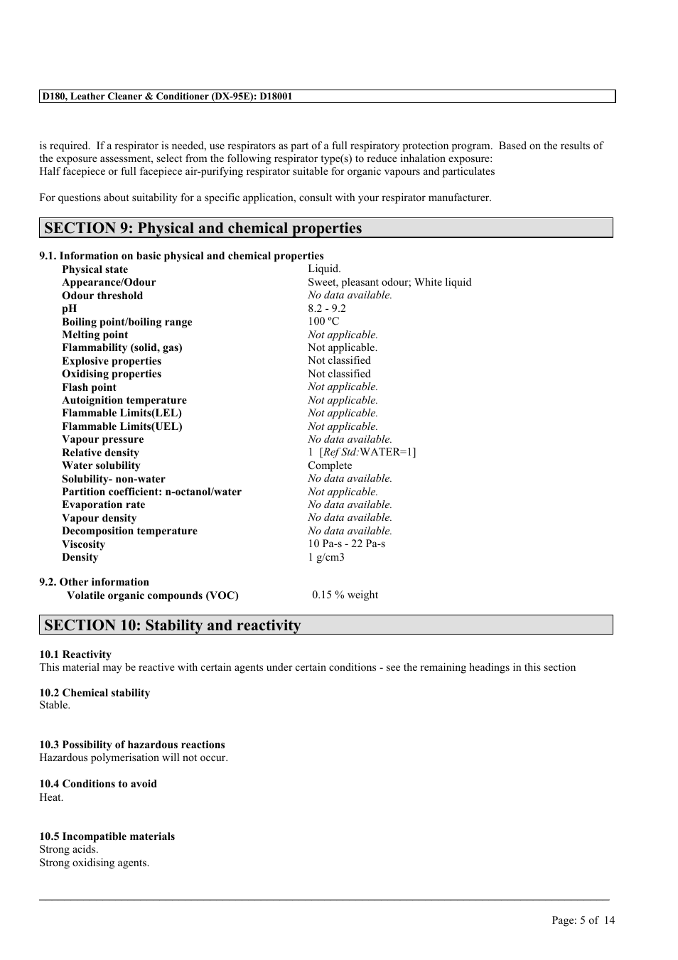 MEGUIAR'S D180 User Manual | Page 5 / 14