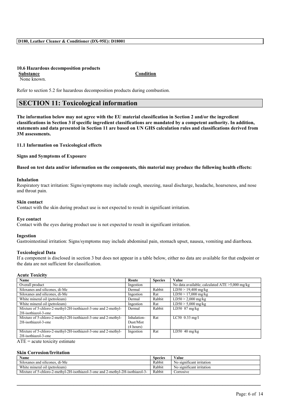 MEGUIAR'S D180 User Manual | Page 6 / 14