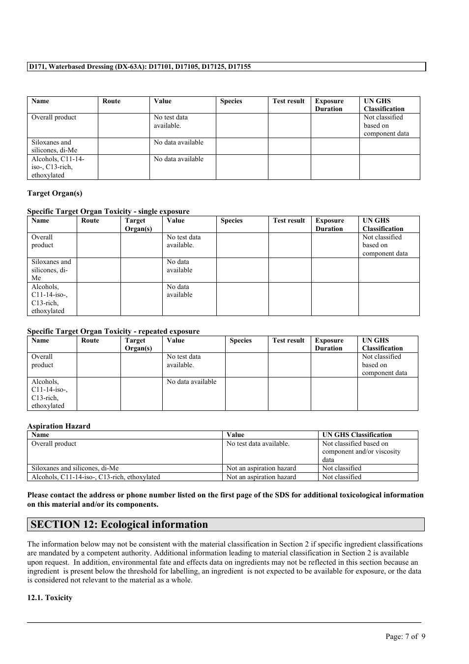 MEGUIAR'S D171 User Manual | Page 7 / 9