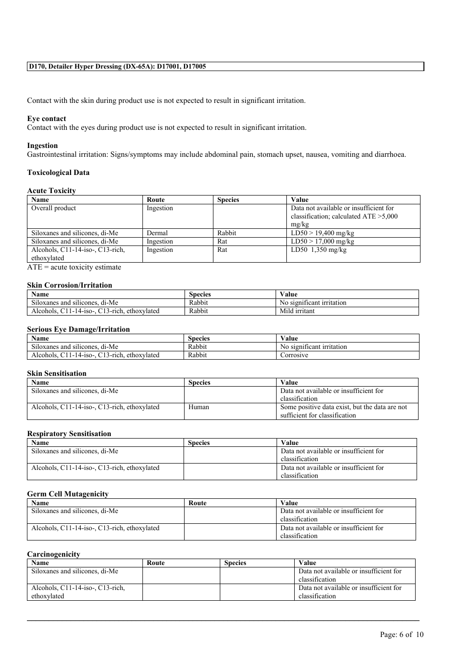 MEGUIAR'S D170 User Manual | Page 6 / 10