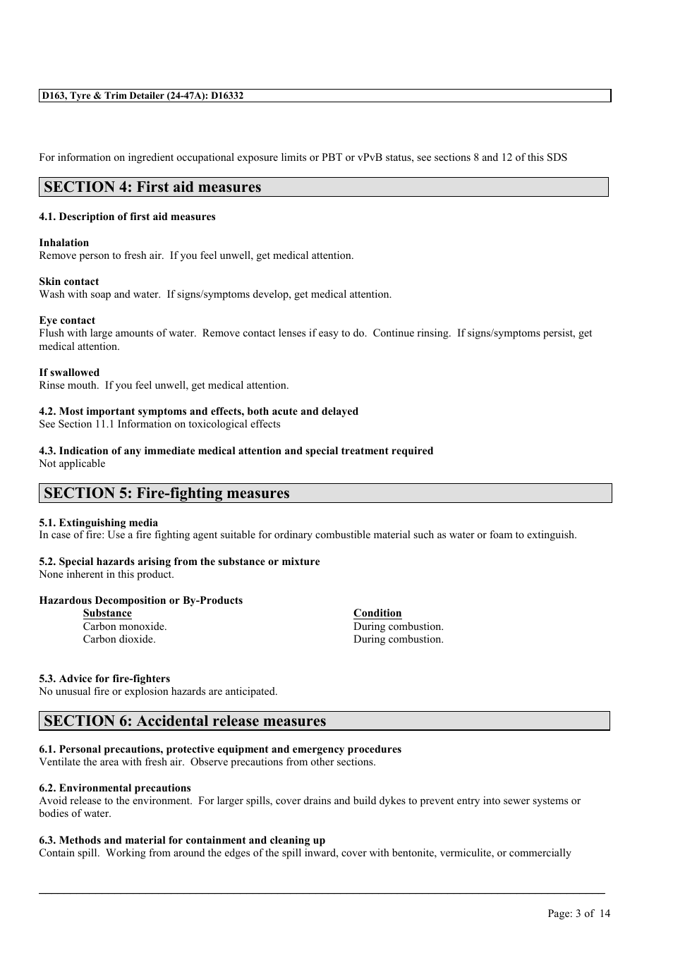 MEGUIAR'S D163 User Manual | Page 3 / 14