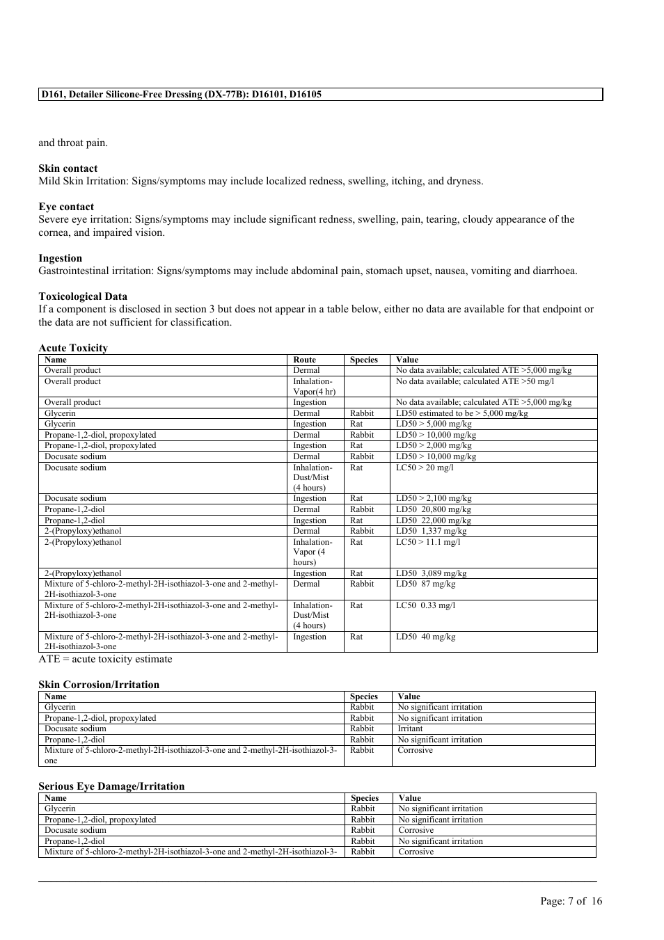 MEGUIAR'S D161 User Manual | Page 7 / 16