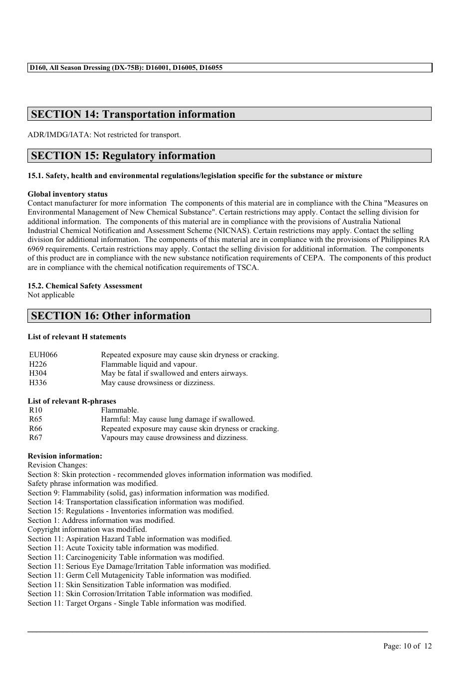 MEGUIAR'S D160 User Manual | Page 10 / 12