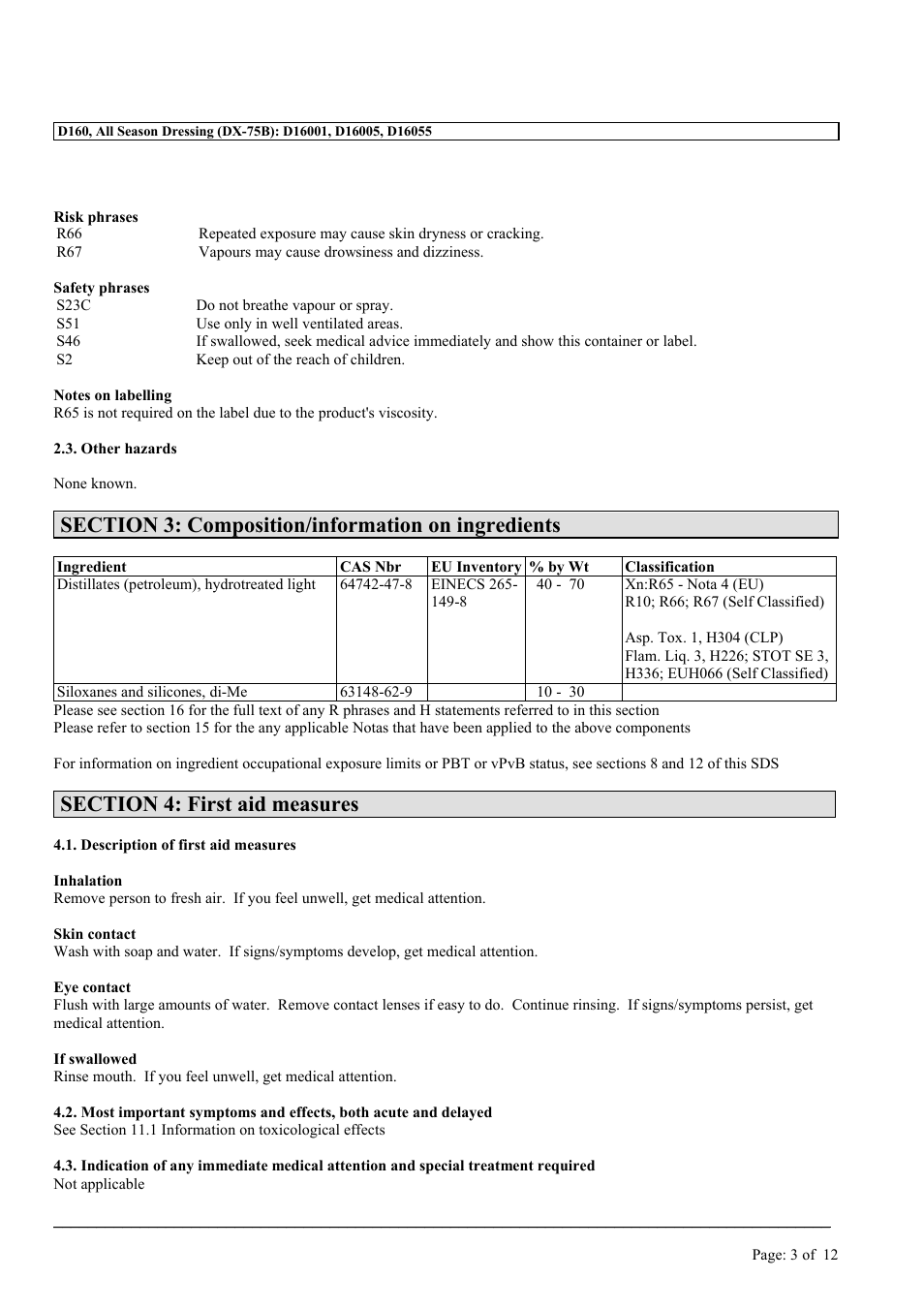 MEGUIAR'S D160 User Manual | Page 3 / 12