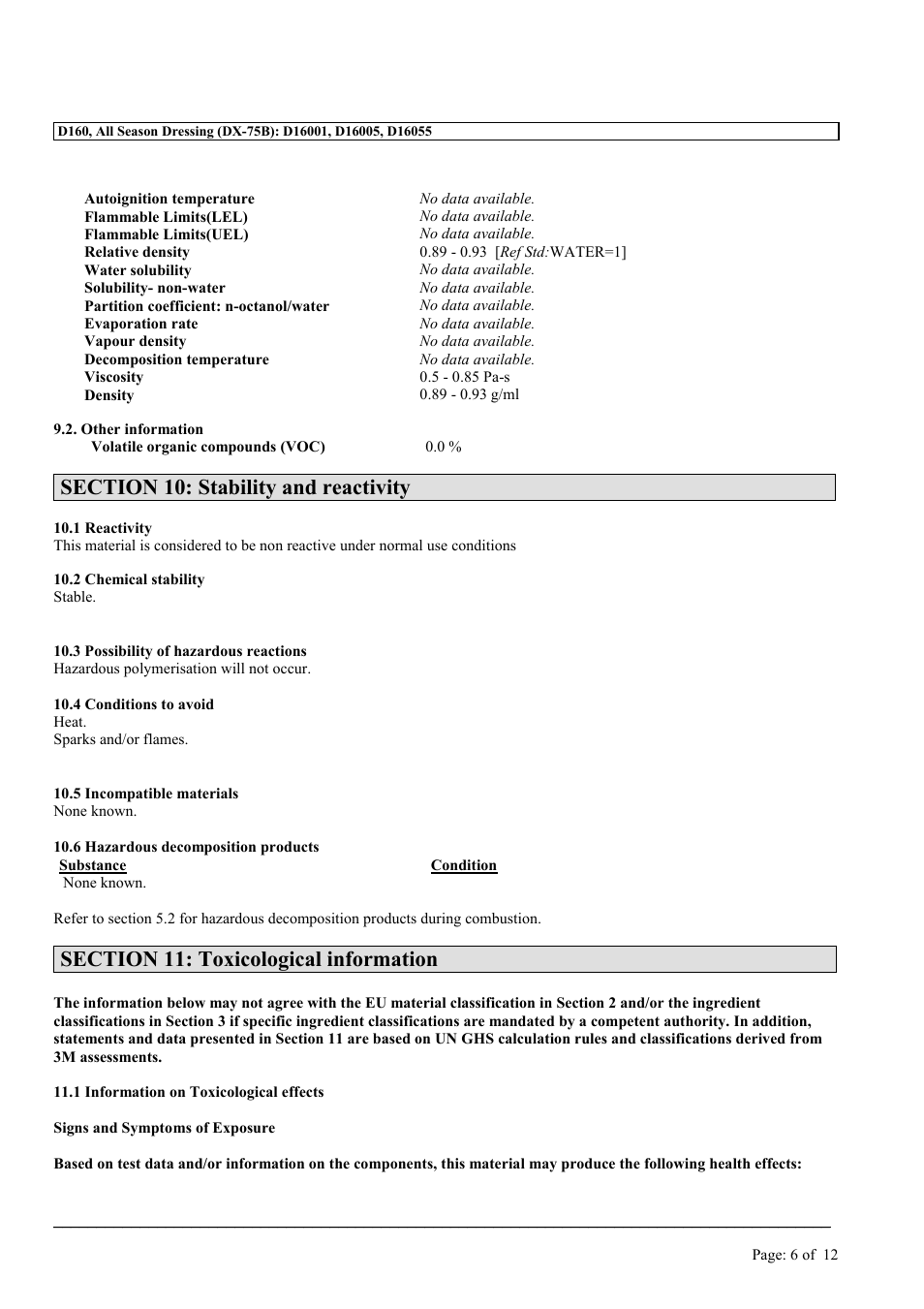 MEGUIAR'S D160 User Manual | Page 6 / 12