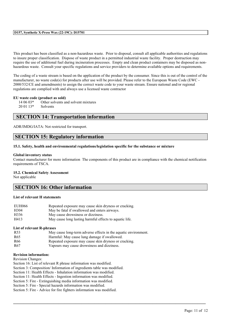 MEGUIAR'S D157 User Manual | Page 11 / 12