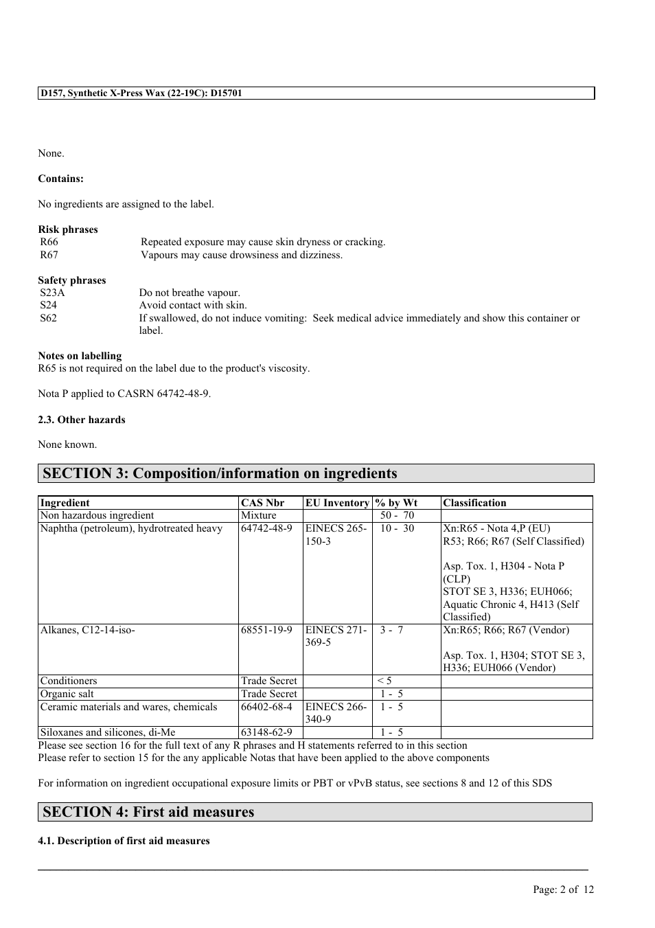 MEGUIAR'S D157 User Manual | Page 2 / 12