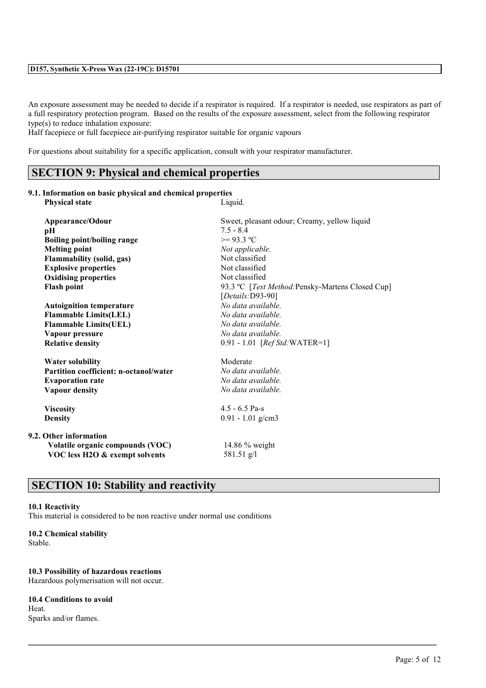 MEGUIAR'S D157 User Manual | Page 5 / 12