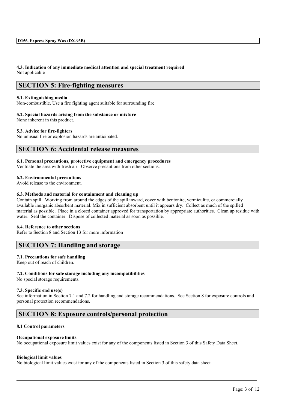 MEGUIAR'S D156 User Manual | Page 3 / 12