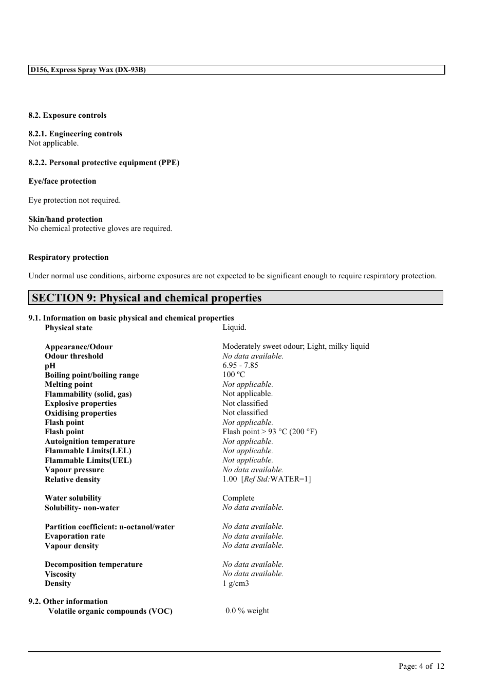 MEGUIAR'S D156 User Manual | Page 4 / 12