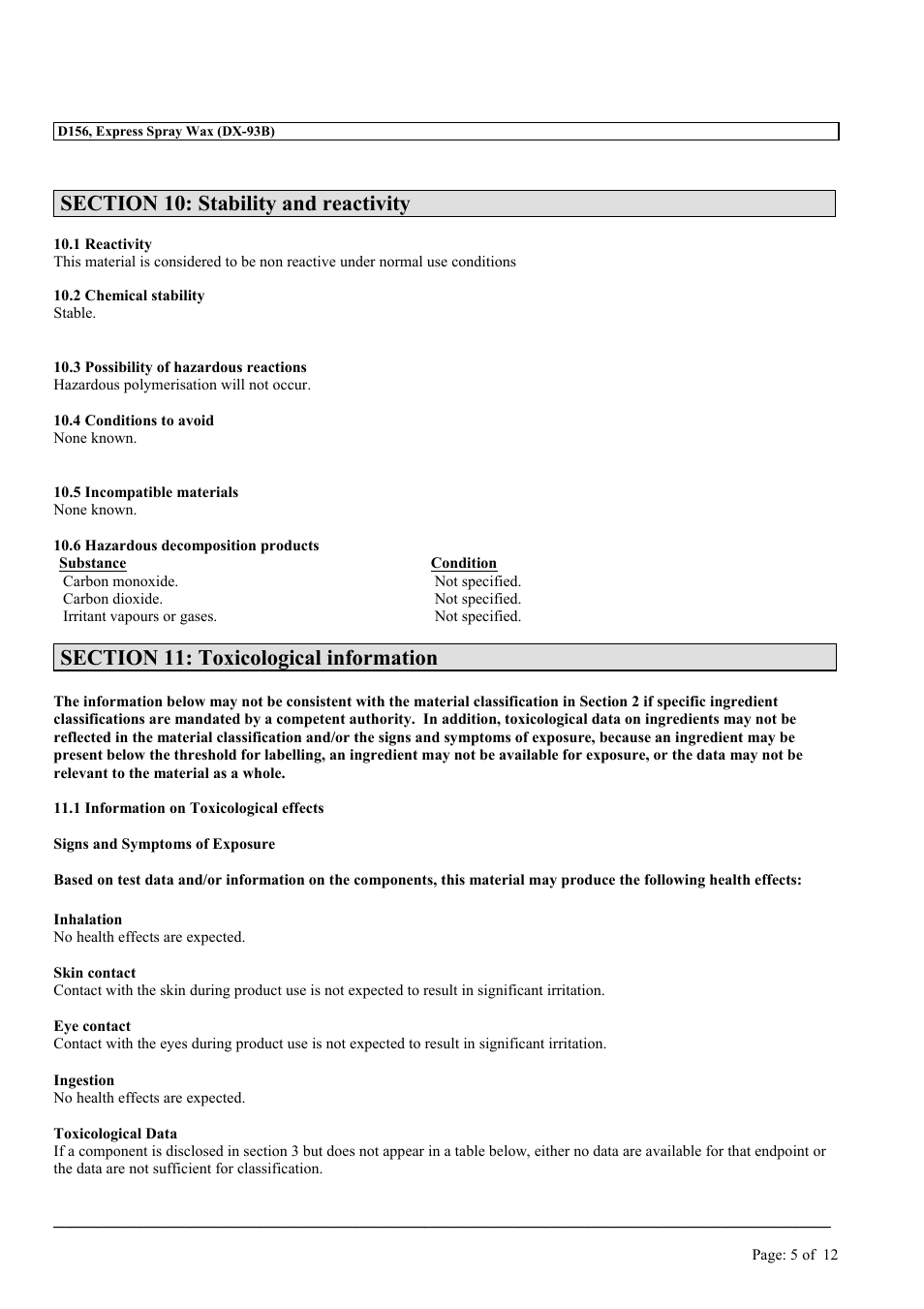 MEGUIAR'S D156 User Manual | Page 5 / 12