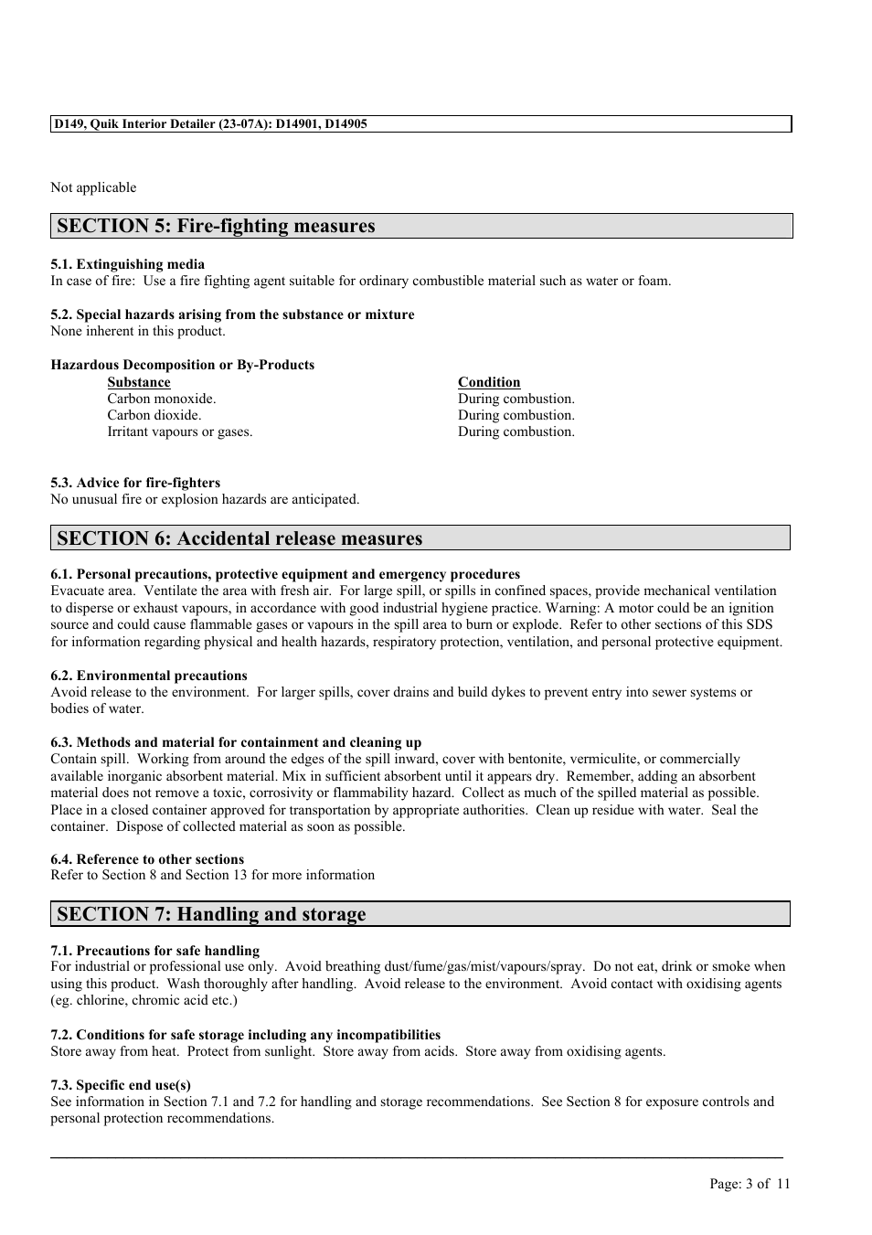 MEGUIAR'S D149 User Manual | Page 3 / 11