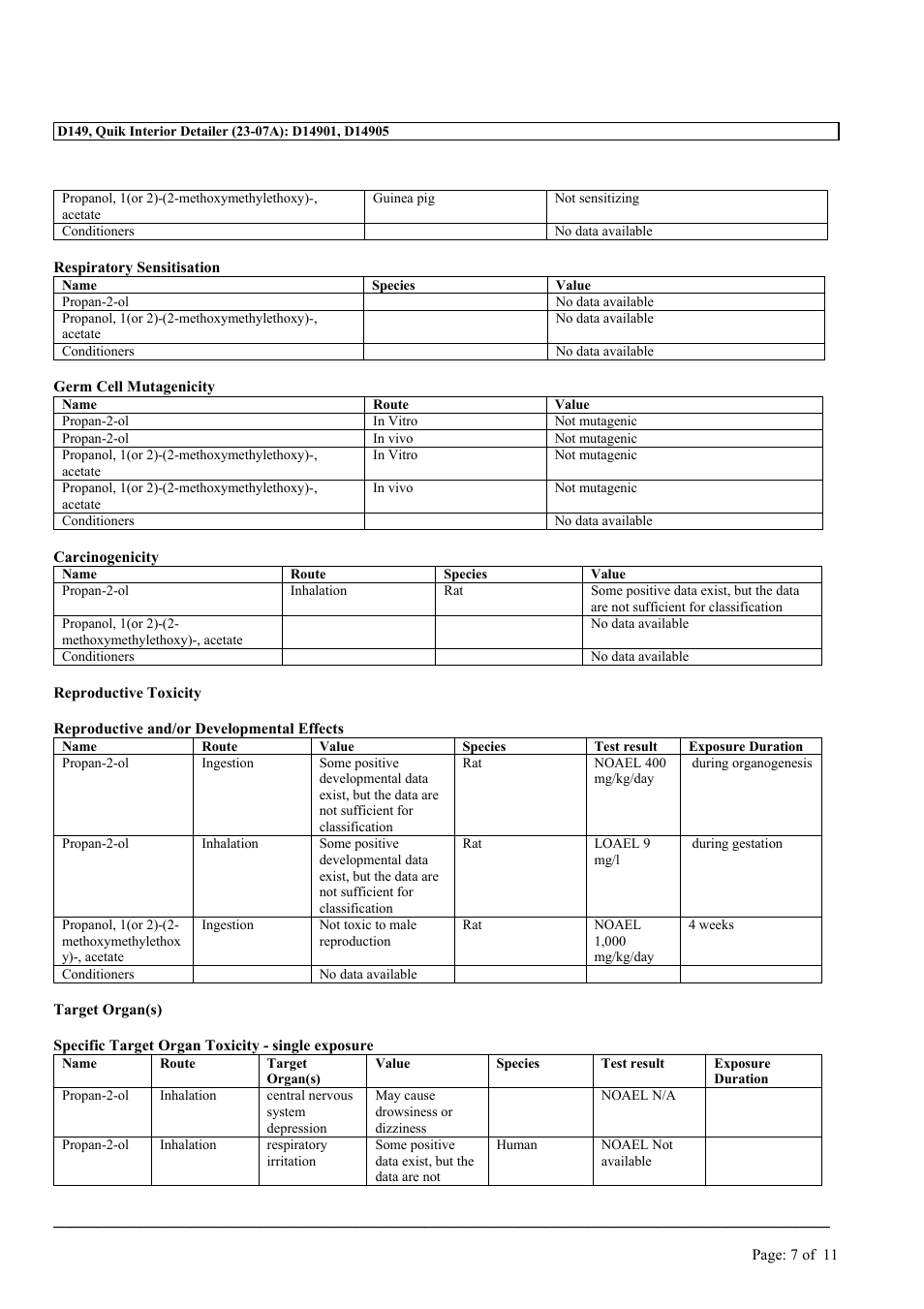 MEGUIAR'S D149 User Manual | Page 7 / 11