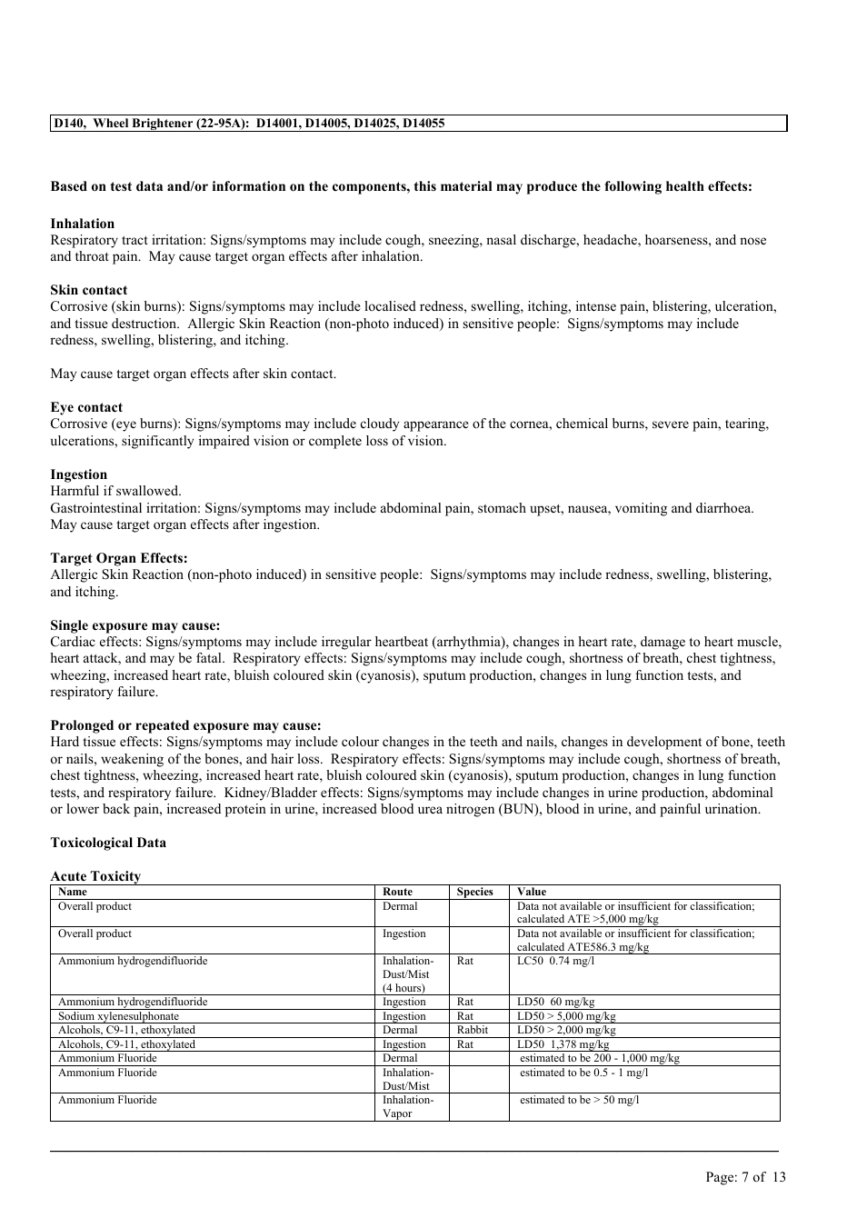 MEGUIAR'S D140 User Manual | Page 7 / 13