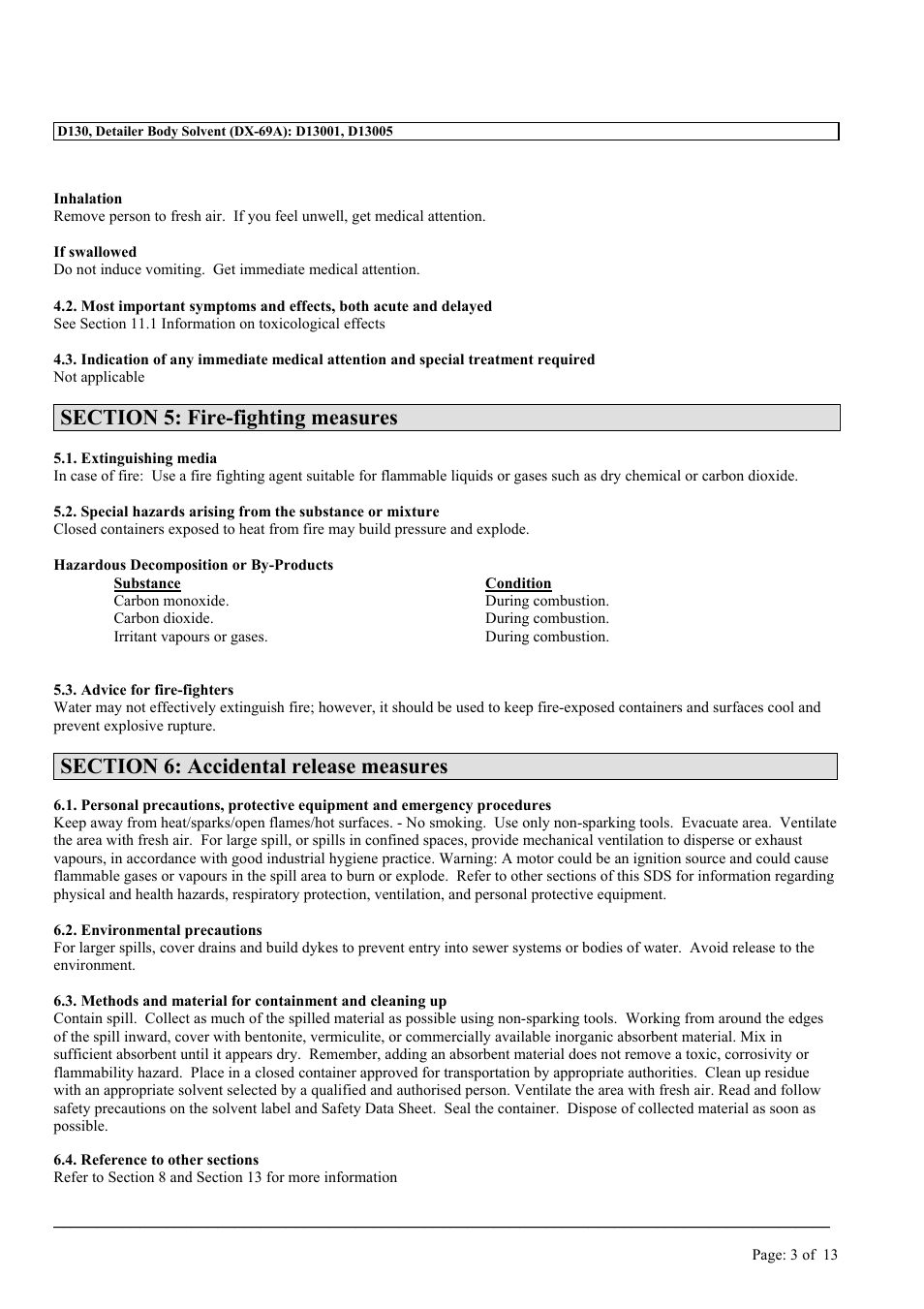 MEGUIAR'S D130 User Manual | Page 3 / 13