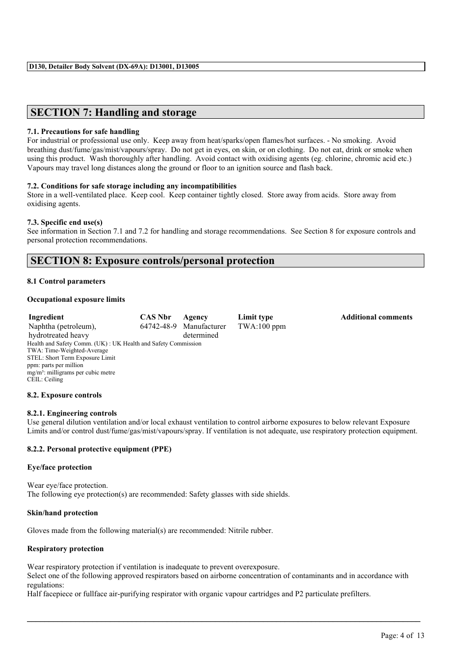 MEGUIAR'S D130 User Manual | Page 4 / 13