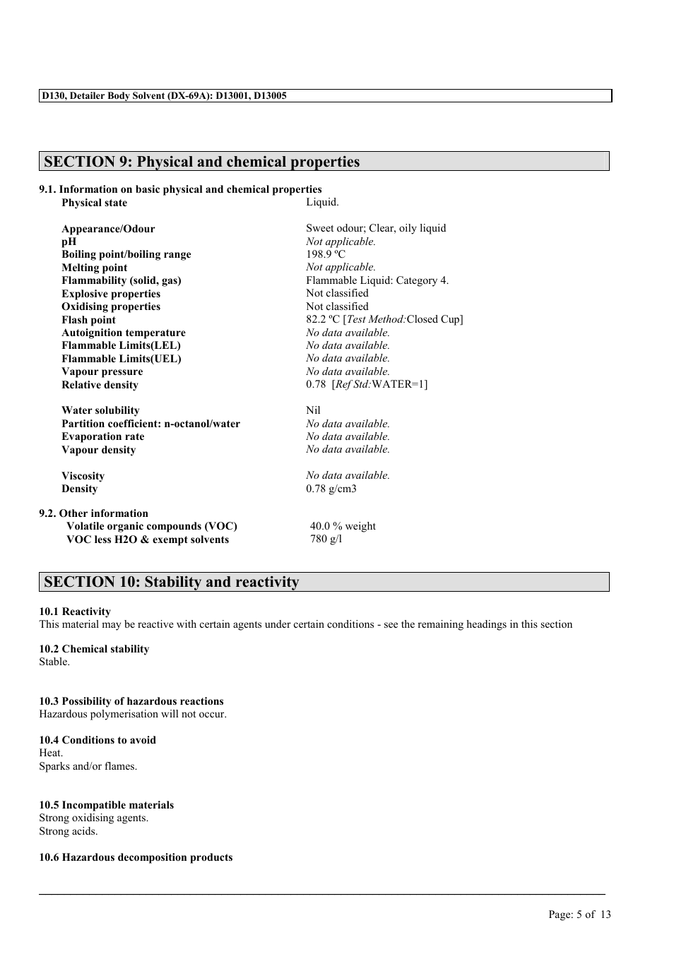 MEGUIAR'S D130 User Manual | Page 5 / 13