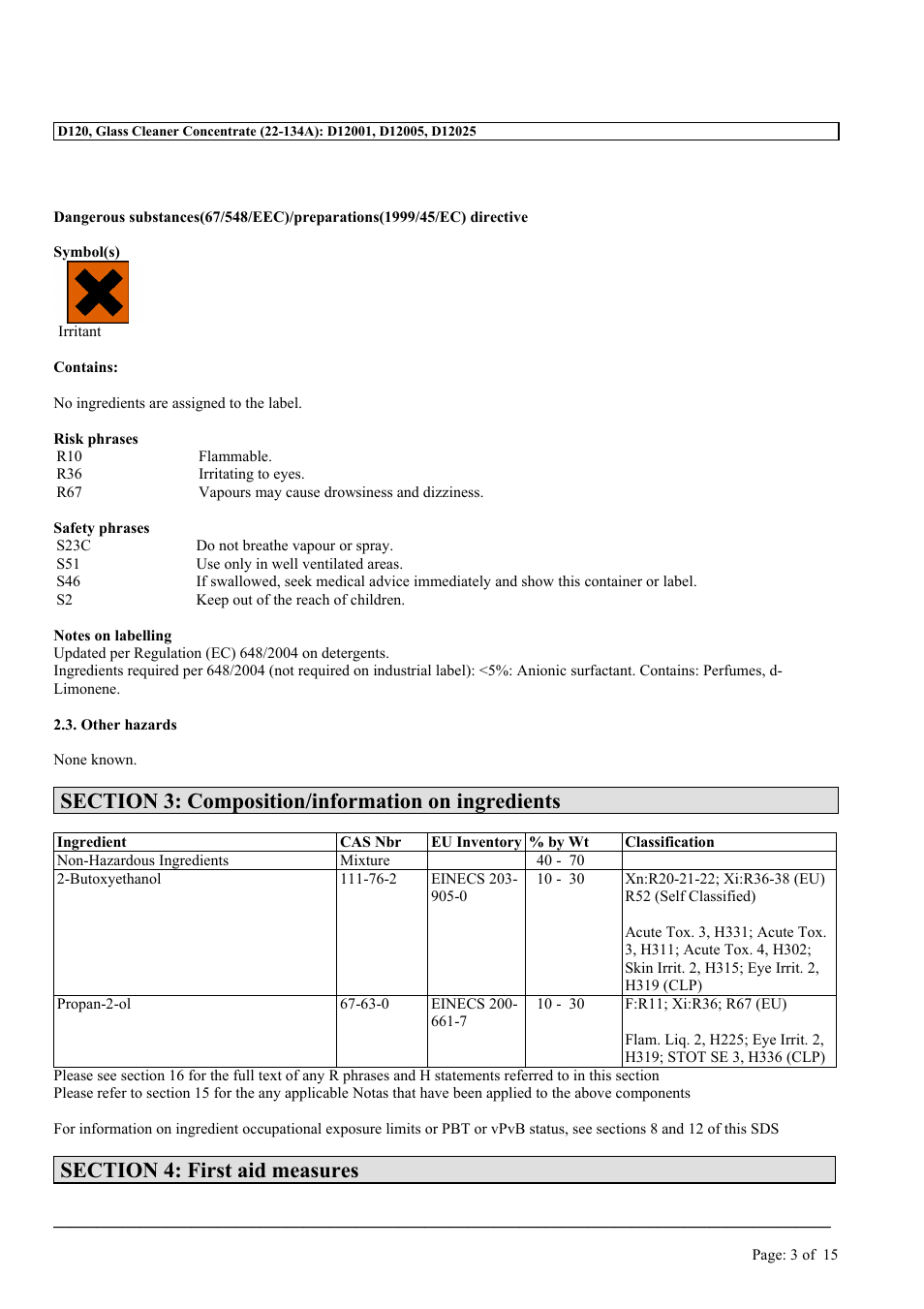 MEGUIAR'S D120 User Manual | Page 3 / 15