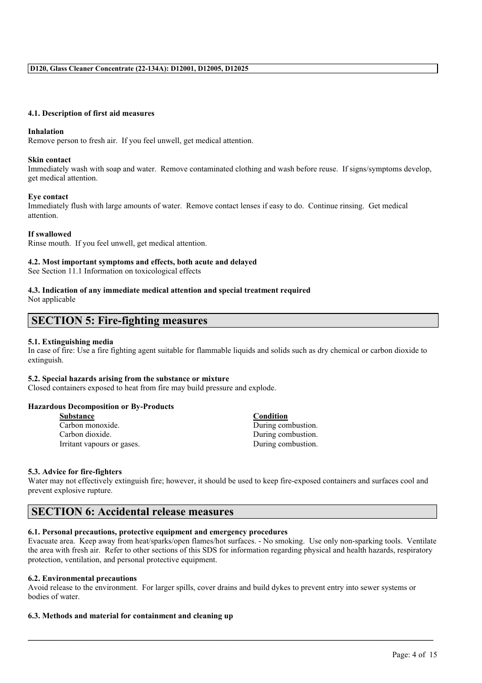 MEGUIAR'S D120 User Manual | Page 4 / 15