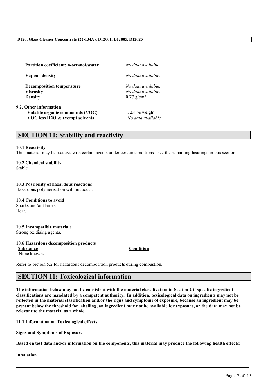MEGUIAR'S D120 User Manual | Page 7 / 15