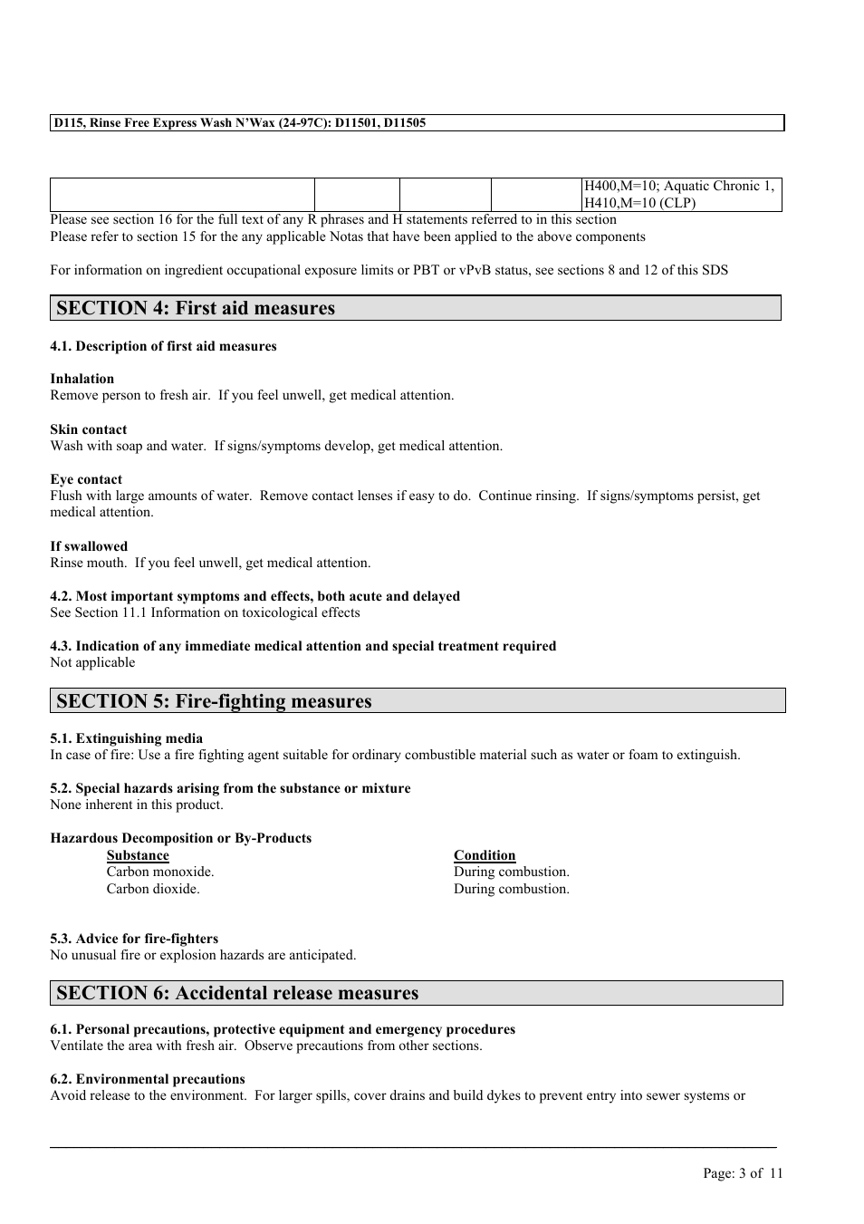 MEGUIAR'S D115 User Manual | Page 3 / 11