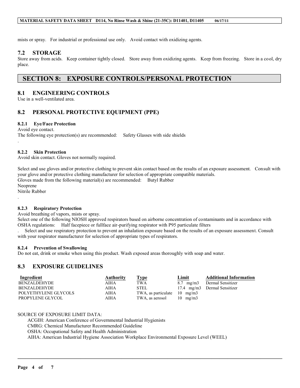 MEGUIAR'S D114 User Manual | Page 4 / 7