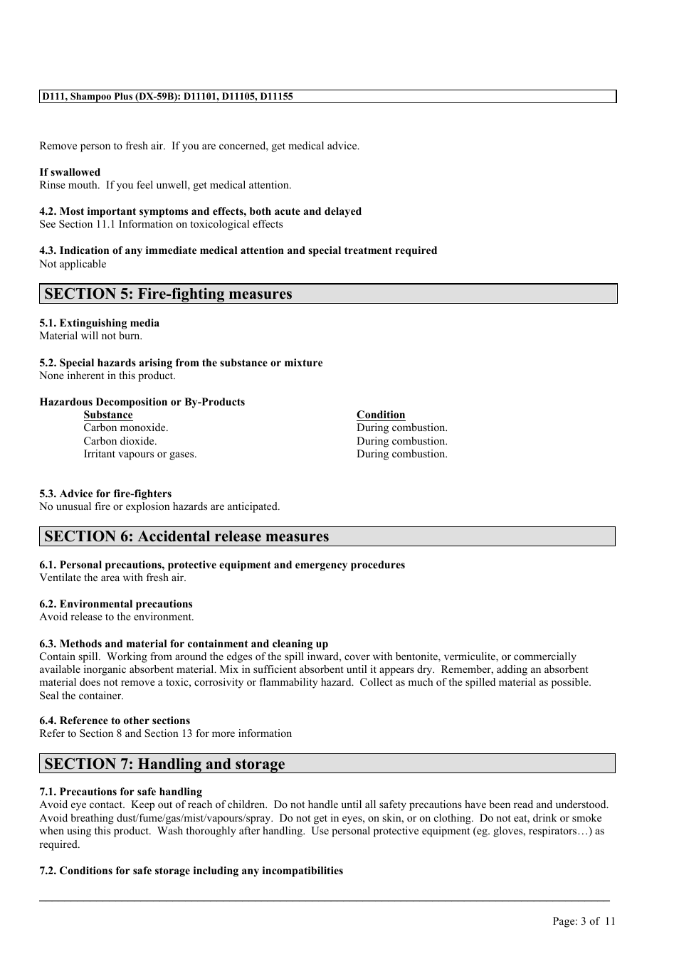 MEGUIAR'S D111 User Manual | Page 3 / 11