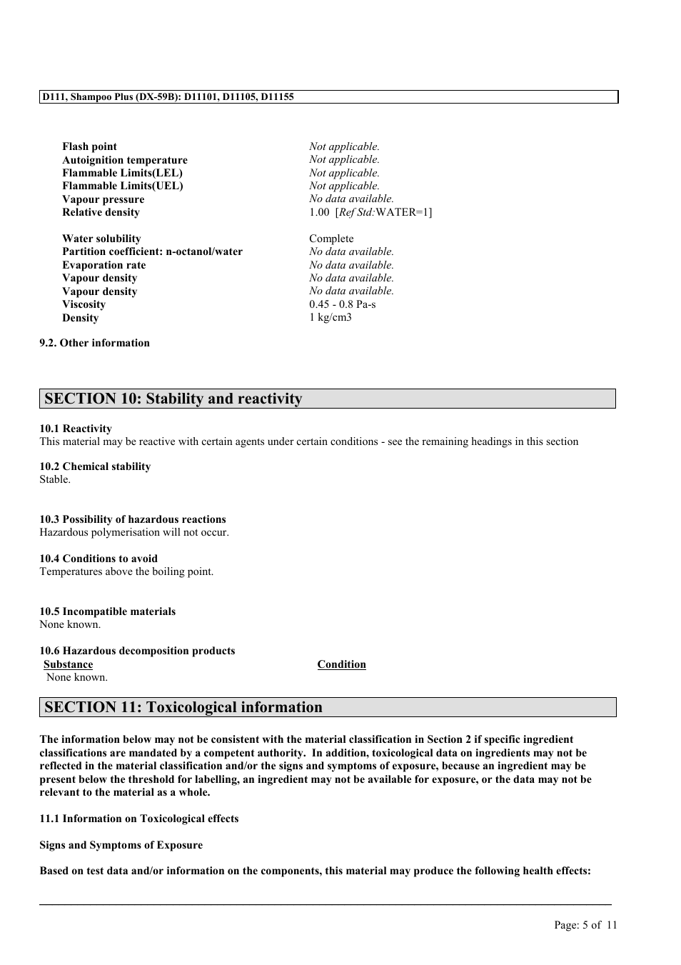 MEGUIAR'S D111 User Manual | Page 5 / 11