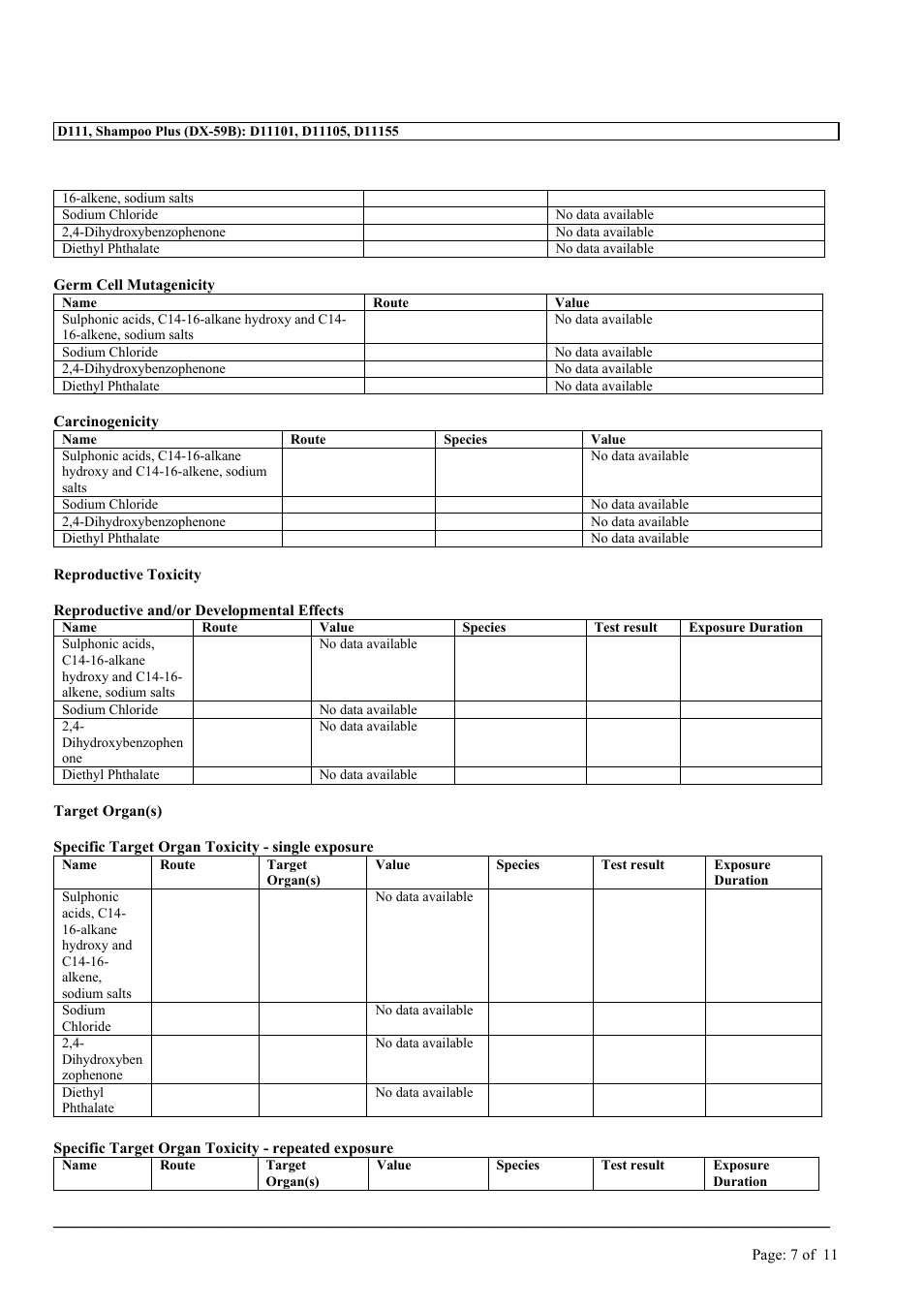 MEGUIAR'S D111 User Manual | Page 7 / 11