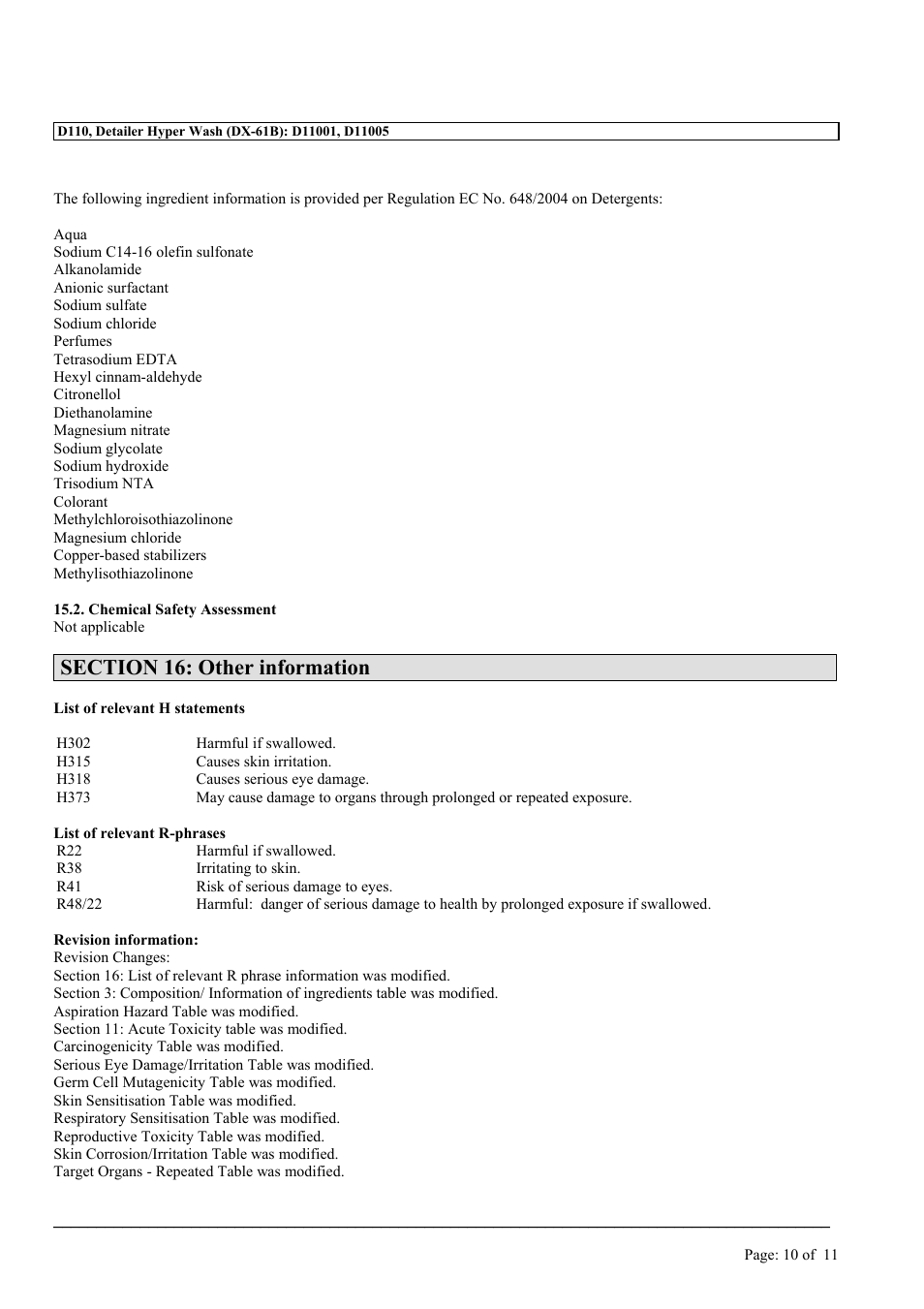 MEGUIAR'S D110 User Manual | Page 10 / 11