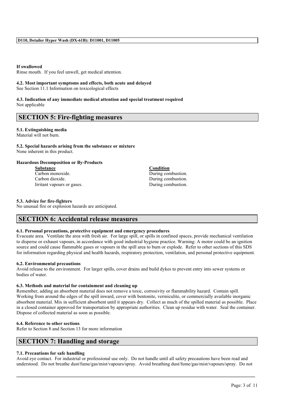 MEGUIAR'S D110 User Manual | Page 3 / 11