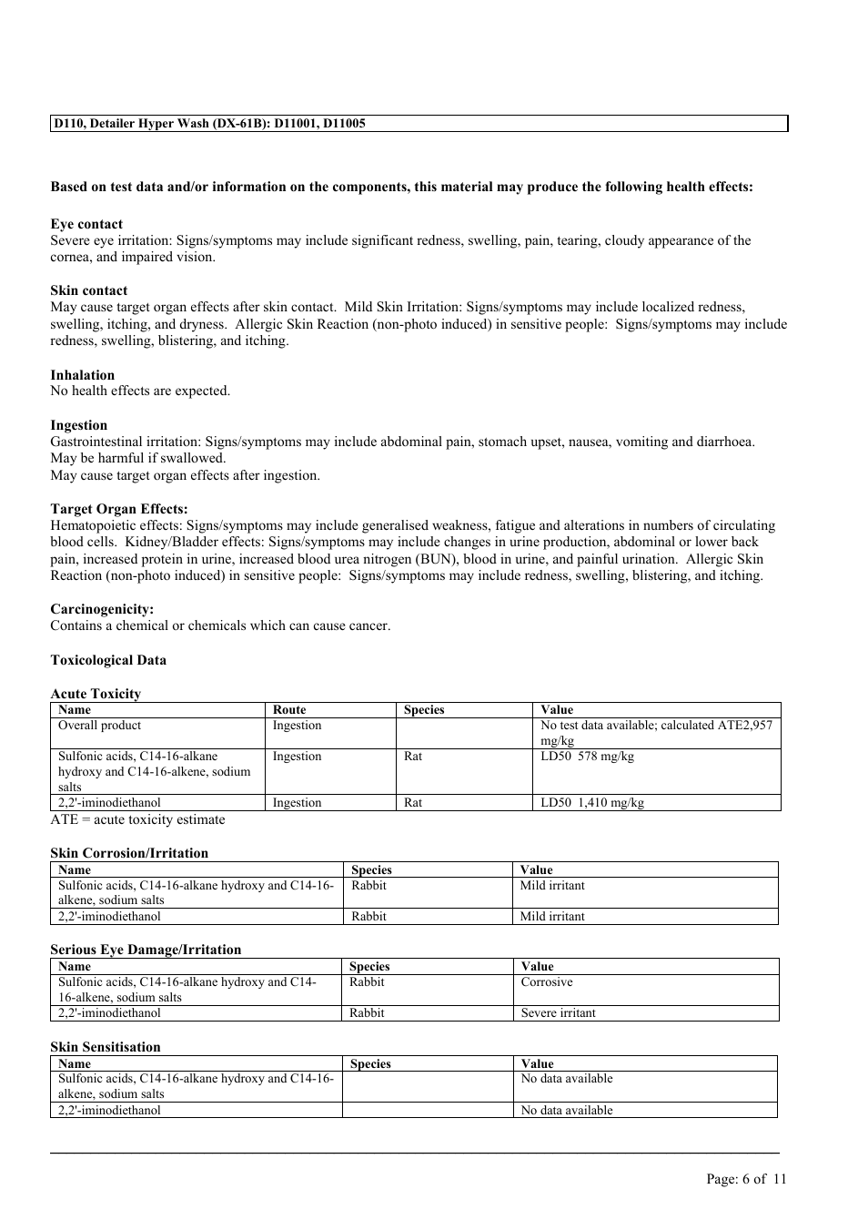 MEGUIAR'S D110 User Manual | Page 6 / 11