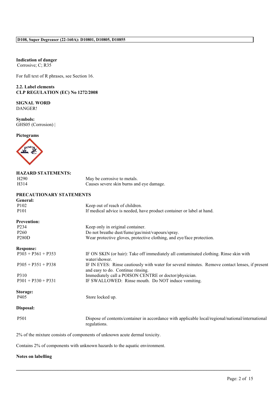 MEGUIAR'S D108 User Manual | Page 2 / 15