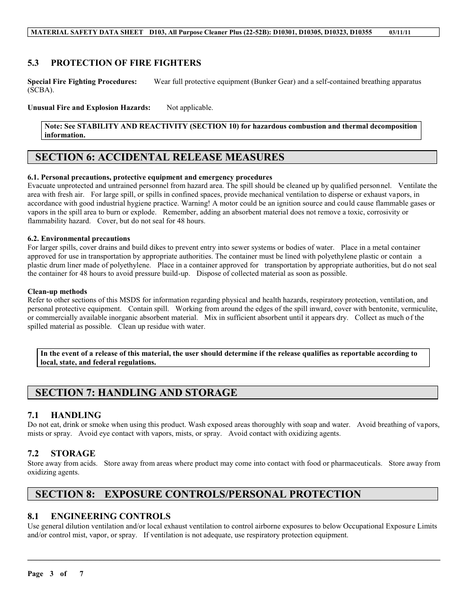 MEGUIAR'S D103 User Manual | Page 3 / 7