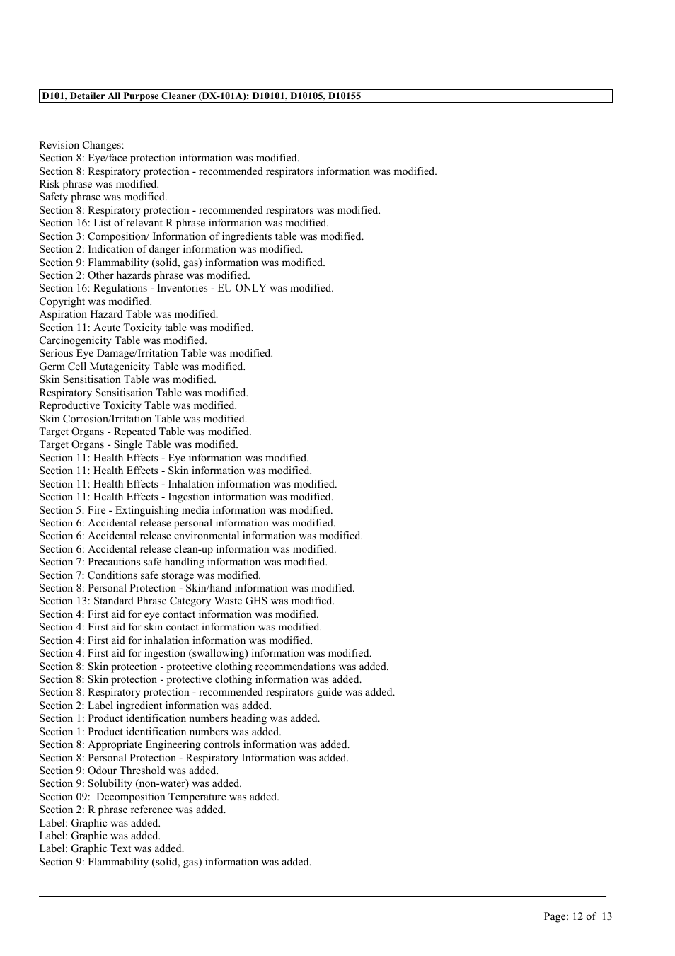 MEGUIAR'S D101 User Manual | Page 12 / 13