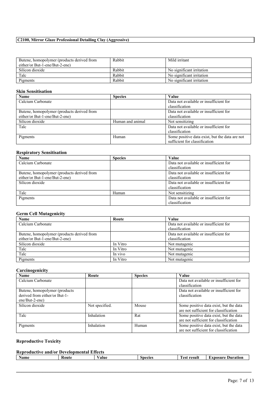 MEGUIAR'S C2100 User Manual | Page 7 / 13