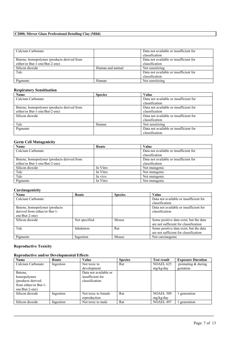 MEGUIAR'S C2000 User Manual | Page 7 / 13